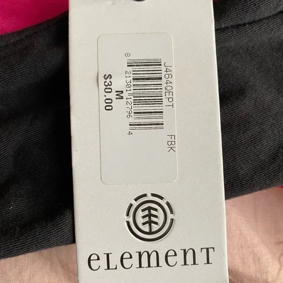 ELEMENT long-sleeved T-shirt, size medium, dark brown, NWT - Picture 3 of 3